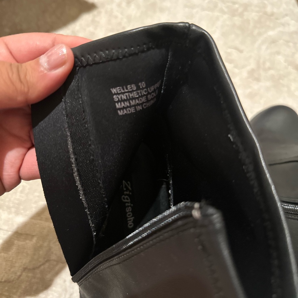 ZigiSoho Black Ankle Boots 10 - Picture 2 of 6